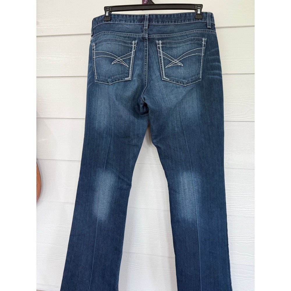#D- 012- Cinch Ada Womens Bootcut Jeans Dark Wash Western Denim MJ80852 32/13L
